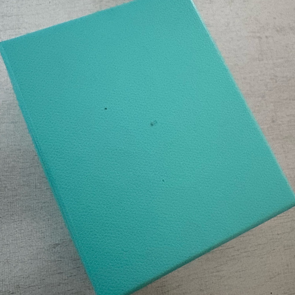 Tiffany & Co. Turquoise Empty Box with Red Ribbon, Padding, Pouch - Picture 3 of 4